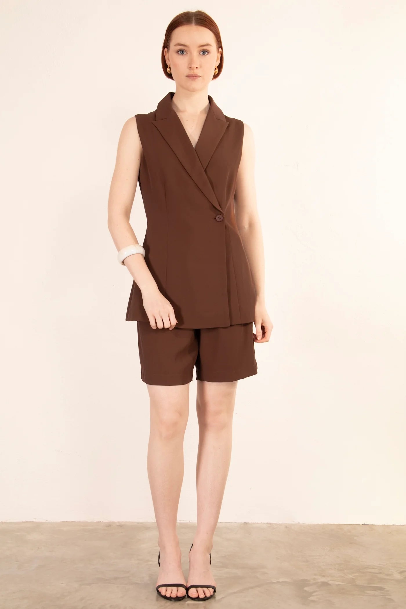 CLARA SHORTS - Brown