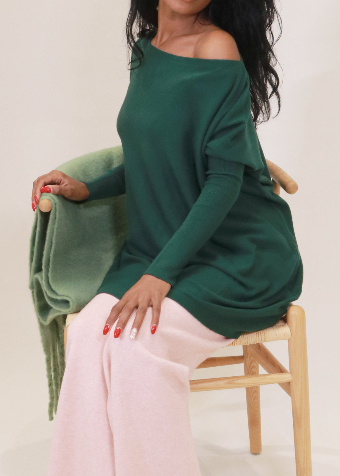 Amazing Knit Jumper in Ultramarine Green