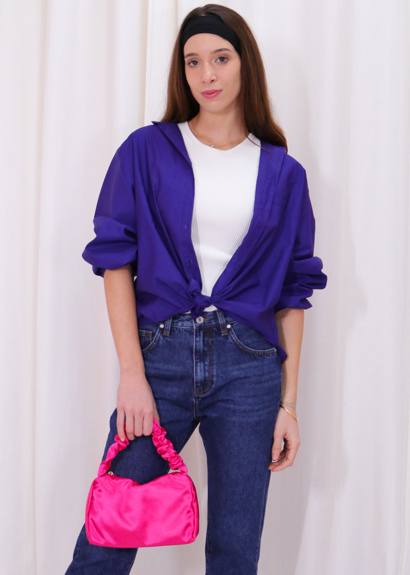Mia Shirt - Ultramarine Purple