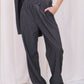 Relax Fit Pant - Charcoal Stripe