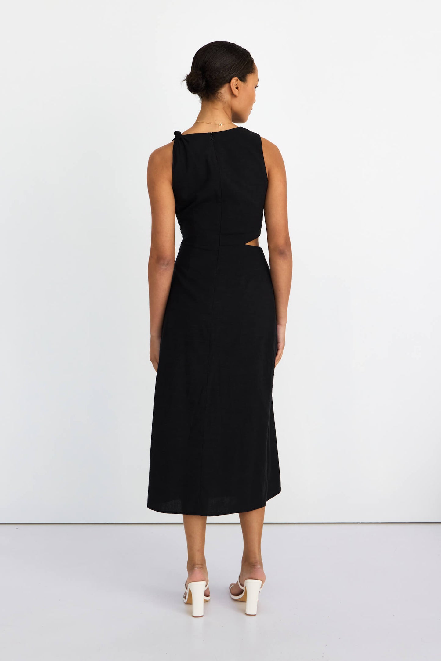 Lola High Neck Midi Dress