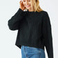 Berlin Black Knit Jumper