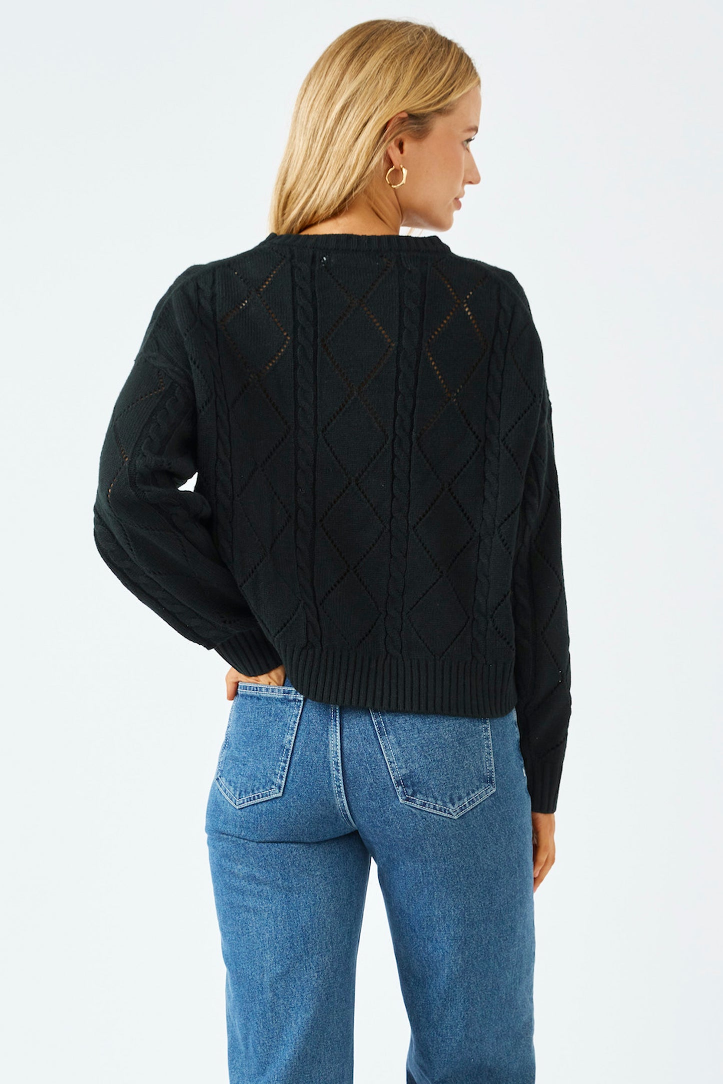 Berlin Black Knit Jumper