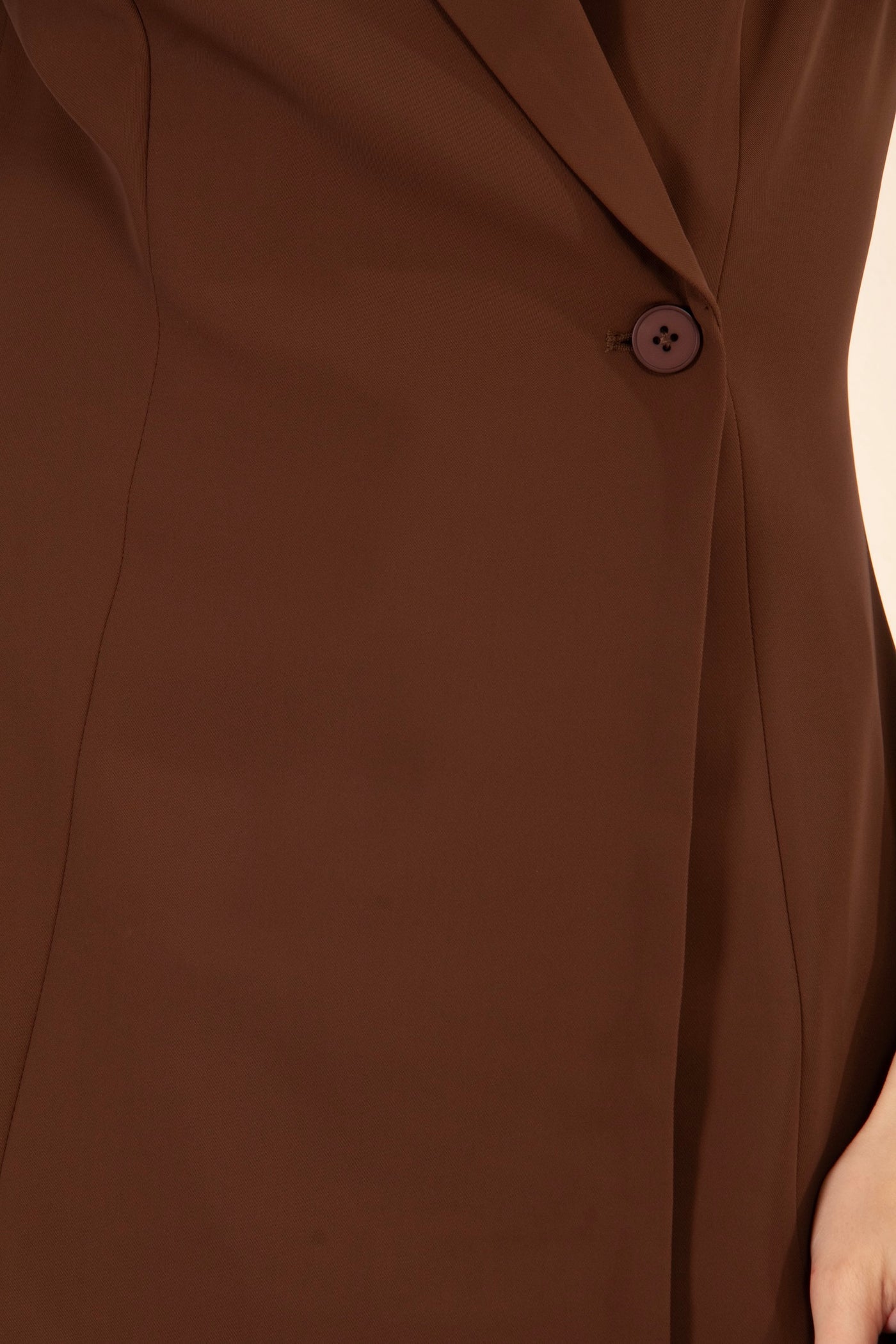 CLARA VEST - Brown