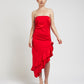 Arya Asymmetric Ruffle Dress