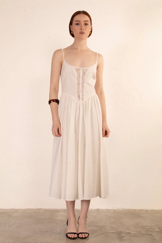 Freesia Dress - White