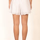 Relle Linen Shorts - White