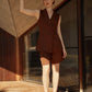 CLARA VEST - Brown