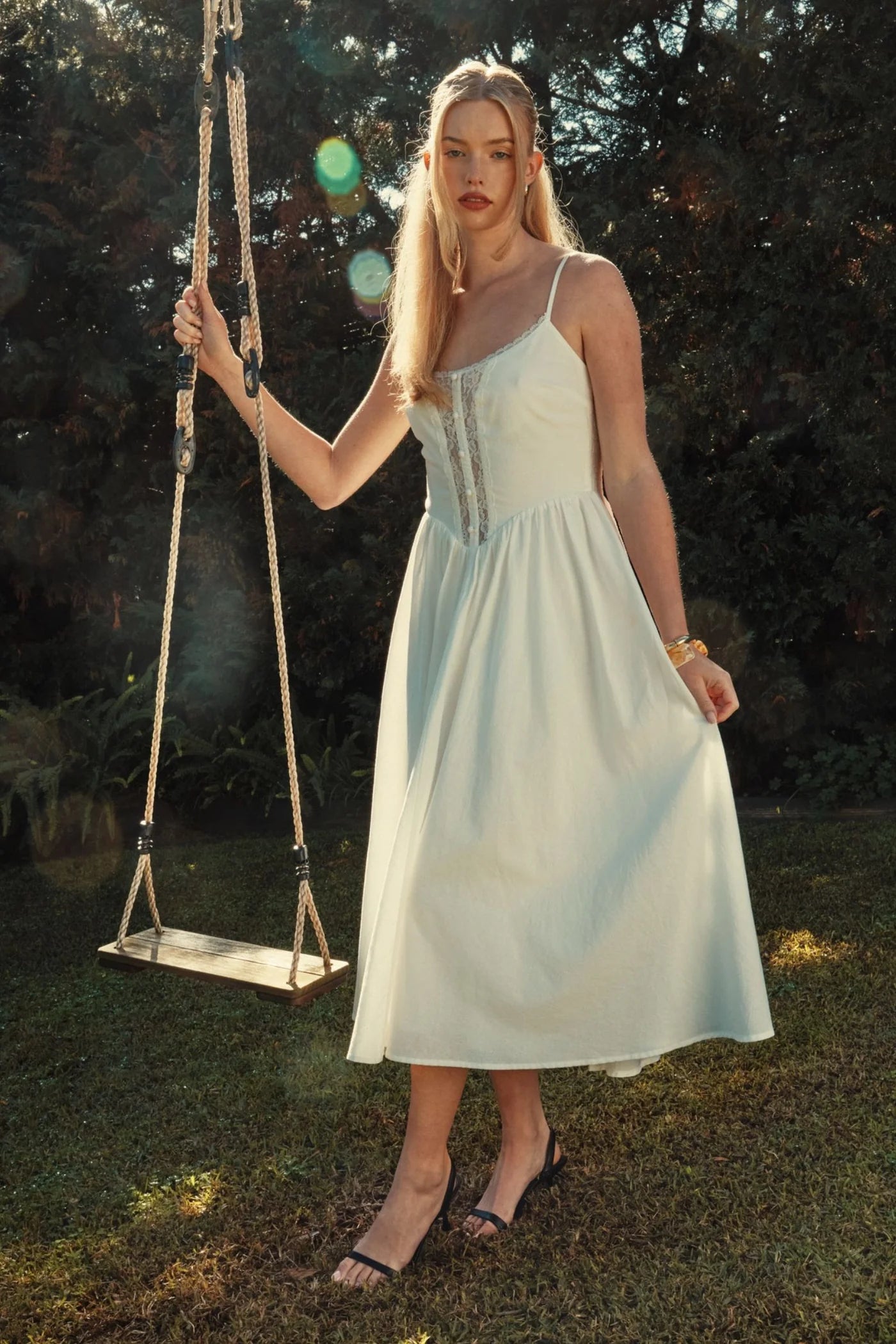 Freesia Dress - White