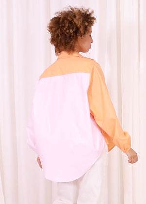 Mia Shirt - Orange / Pink