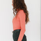 Skivvy in Orange - Long Sleeve Top