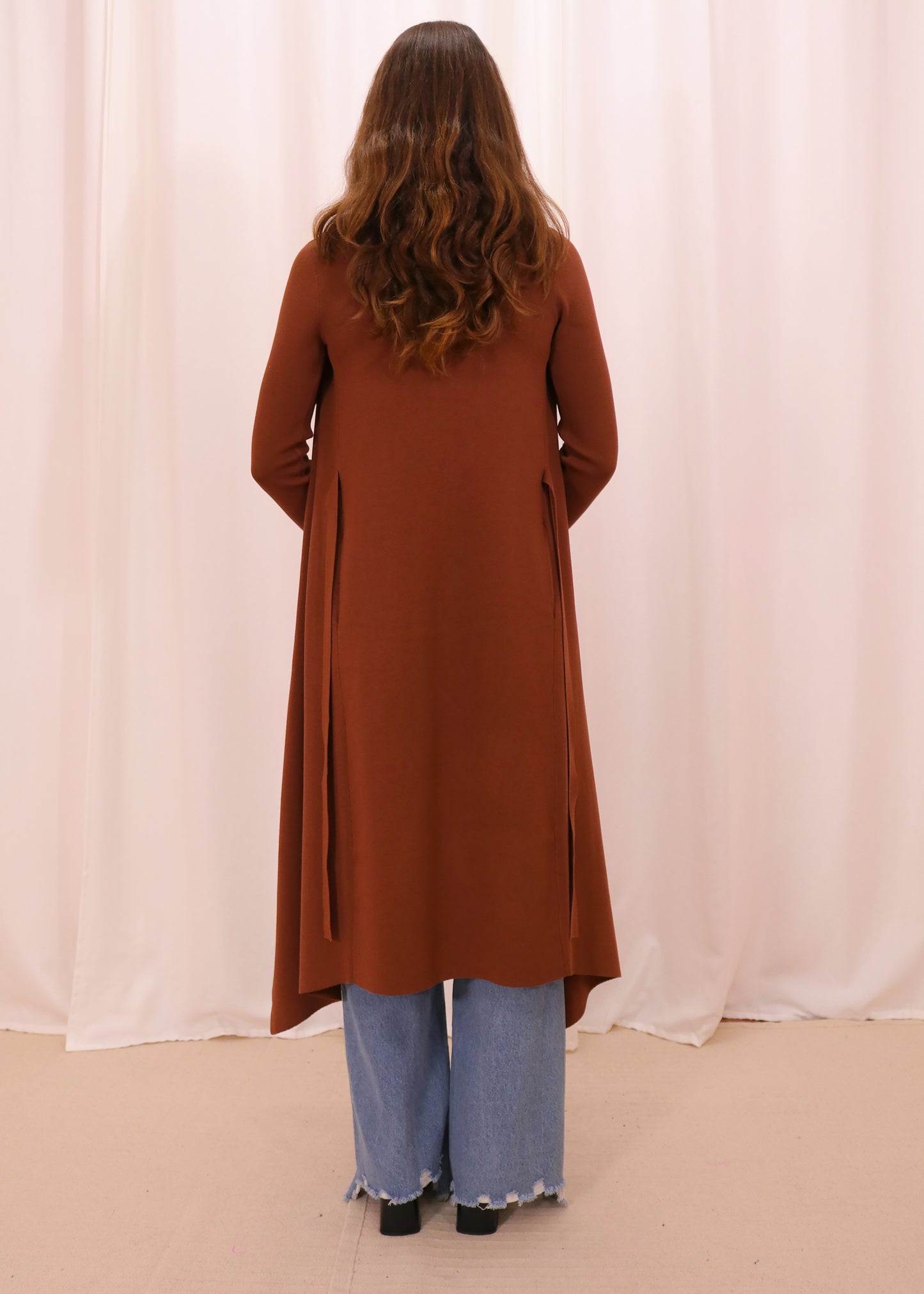 Tivoli Long Cardigan - Maple