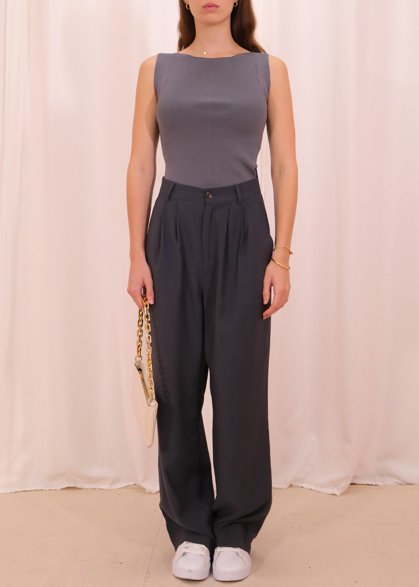 Relaxed Style Pant- Charcoal