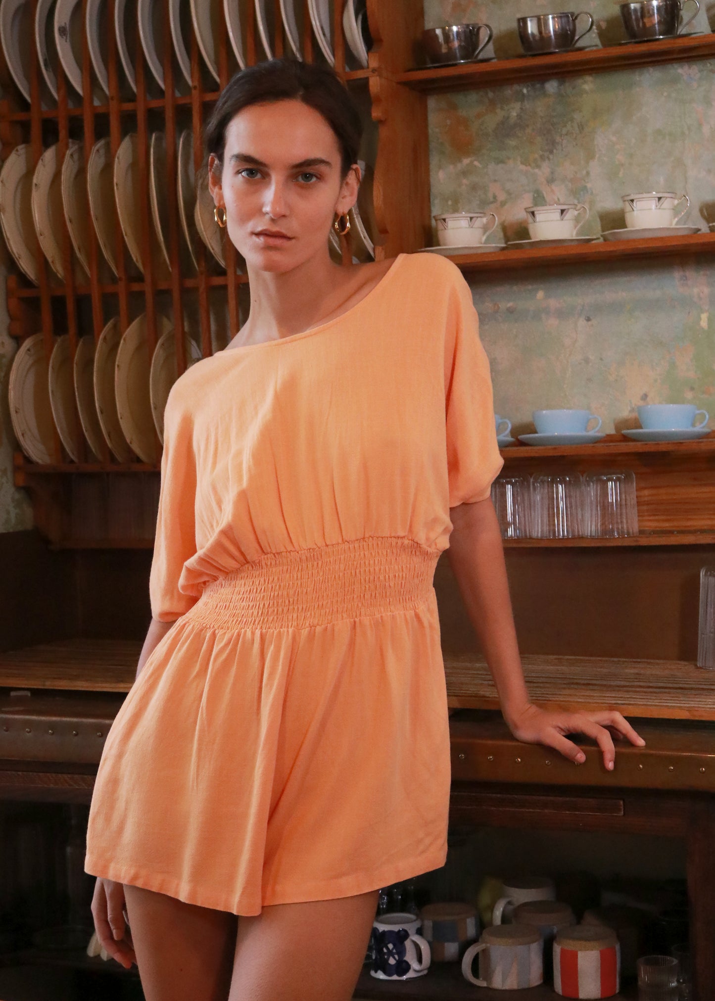 Pietro Romper - Peach