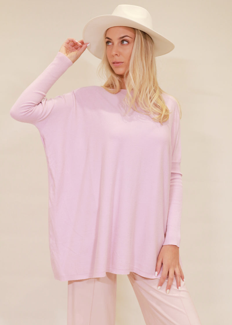 Amazing Knit Jumper In Pink