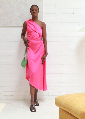 Lupita Dress - Hot Pink