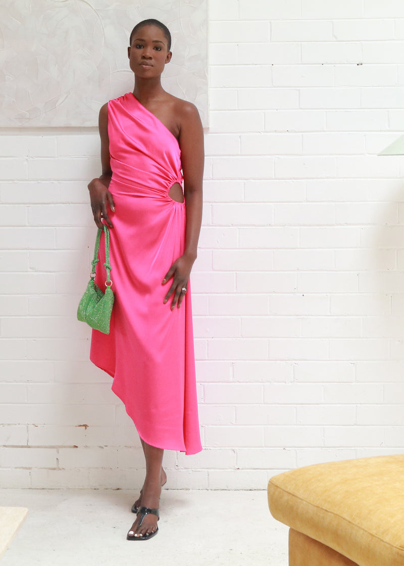 Lupita Dress - Hot Pink