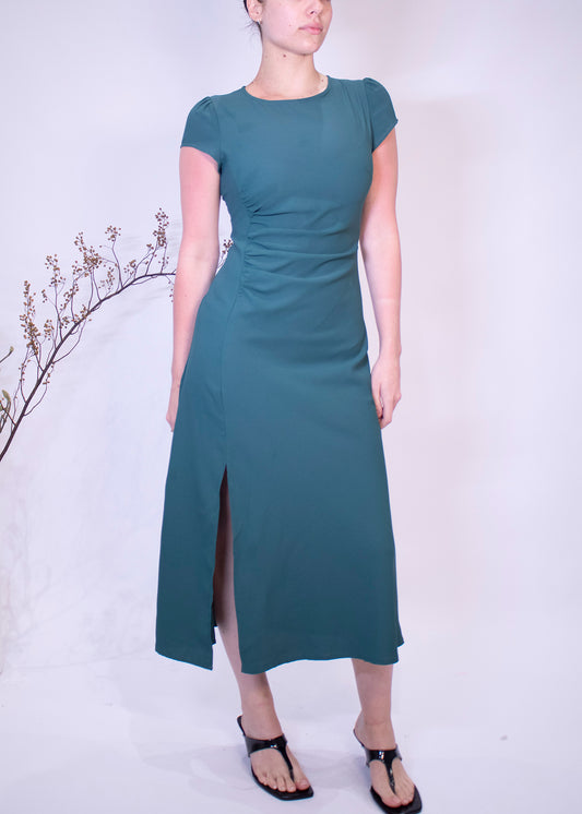 Tully Midi Dress Green