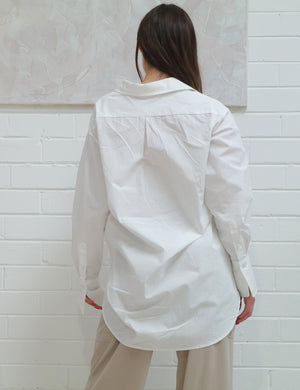 Tessa Oversized Shirt - White