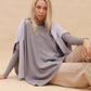 Amazing Women’s Soft Oversized Knit Jumper, Maternity Sweater - Grey Charcoal