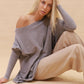 Amazing Women's Knit Jumper - Grey Charcoal