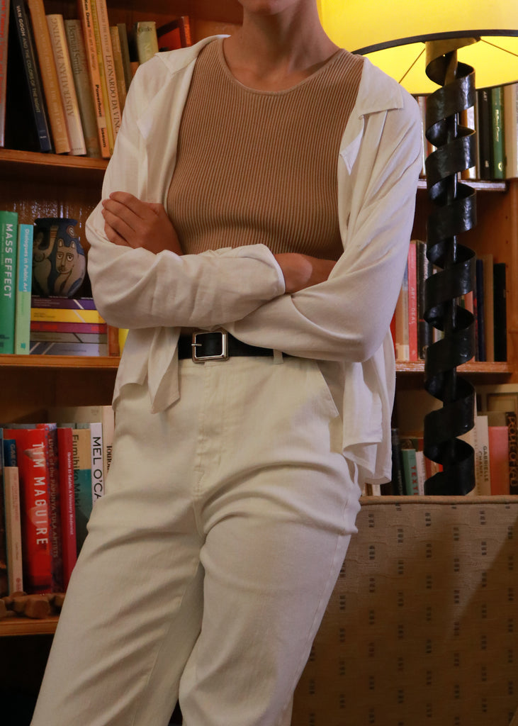 Brinnie Shirt In White - PROXY URBAN